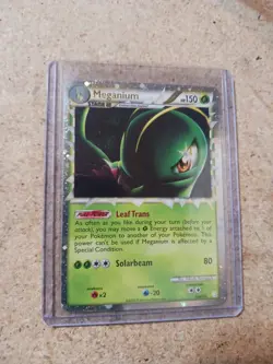 Pokemon Meganium Prime 109/123 HGSS Ultra Rare Holo Card 2010 Edition - Image 1