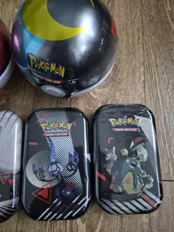 Factory Sealed Scarlett And Violet Pokemon Mini Tins and Pokeballs - Image 3