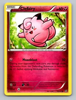 Clefairy 70/111 Common Furious Fists Pokemon Near Mint - Image 1