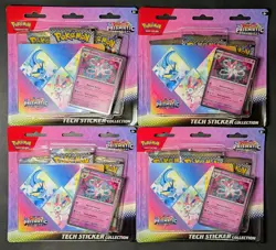 [SEALED] Pokemon Prismatic Evolutions Tech Sticker Collection Sylveon - Lot of 2 - Image 2
