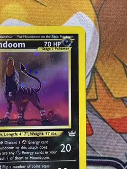 Pokemon TCG Houndoom 08/64 Neo Revelation Holo Rare Unlimited Stage 1 English - Image 2