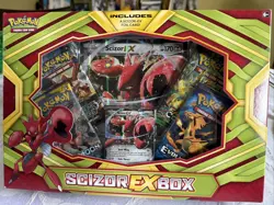POKEMON SCIZOR EX BOX New Factory Sealed with EVOLUTIONS - Image 1
