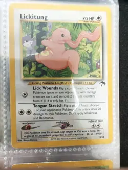 Pokemon Lickitung 16/18 Southern Islands Rare Regular 70 HP - Image 1