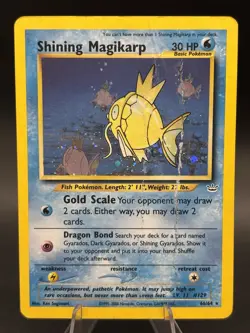Pokemon Shining Magikarp Secret Rare Holo Neo Revelation 66/64 English - Image 1
