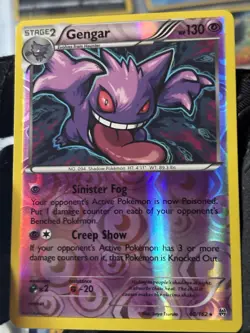 Pokemon Gengar Reverse Holo Rare BREAKthrough 60/162 HP 130 Stage 2 2015 - Image 2