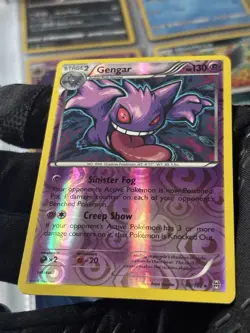 Pokemon Gengar Reverse Holo Rare BREAKthrough 60/162 HP 130 Stage 2 2015 - Image 3