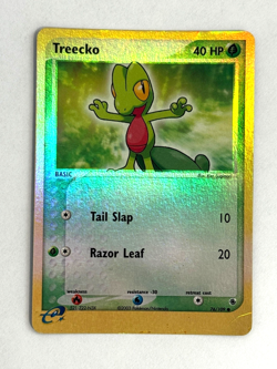 Pokemon TCG Treecko 76/109 Reverse Holo Common Ruby and Sapphire - Image 1