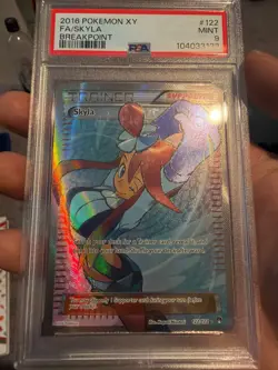 Pokemon 2016 XY full art PSA 9 Skyla 122/122 Breakpoint Holo - Image 1