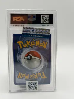 Pokemon TCG Blastoise Base Set Shadowless 1st Edition Holo PSA 7 2/102 English - Image 3