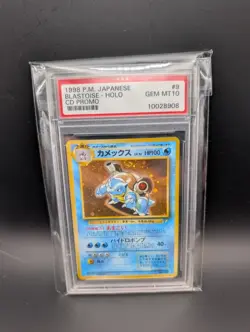 1998 Japanese Pokemon TCG Blastoise Holo CD Promo PSA 10 - Old Cert - See Desc - Image 1