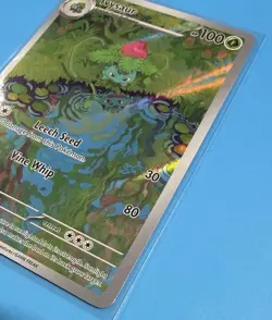 🍀 Ivysaur 2023 IR Pokemon SV #167 Raw Beauty Illustration Rare 151 Chase - Image 3