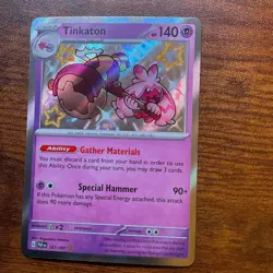 Tinkaton - 167/091 - Shiny Rare NM-Mint Pokemon SV04.5 - Paldean Fates - Image 1