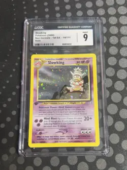 CGC 9 MINT ✨ - Slowking 14/111 Neo Genesis Holo 1st Edition - 2000 Pokemon - Image 1