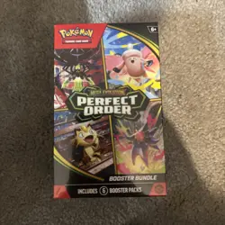 Pokemon Perfect Order Booster Bundle (6 Booster Packs) - New & Sealed - Image 1