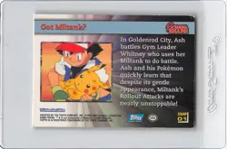 Got MiltankU SNAP 01 - SCREEN SNAPS! - Pokemon Topps 2001 - Silver Foil - MP - Image 2