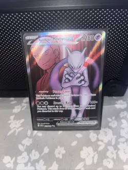Pokemon TCG Team Rockets Mewtwo EX 213/182 Ultra Rare Destined Rivals - Image 1
