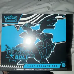 Black Bolt Elite Trainer Box ETB Pokemon Scarlet & Violet SEALED - Image 1