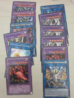 YUGIOH Thunder Dragon Deck Dragonroar dark Fusion Titan Colossus - Image 1
