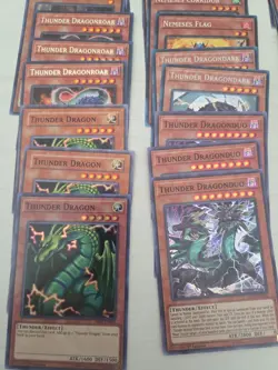 YUGIOH Thunder Dragon Deck Dragonroar dark Fusion Titan Colossus - Image 4