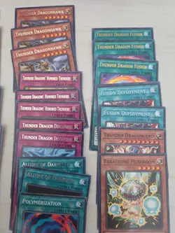 YUGIOH Thunder Dragon Deck Dragonroar dark Fusion Titan Colossus - Image 5
