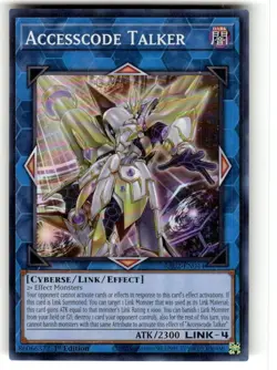 Yu-Gi-Oh! Accesscode Talker (RA02-EN044) Super Rare 1st Ed NM/M - Image 1