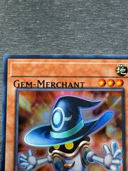 YuGiOh! Gem Merchant BLMM - Error Misprint Name Shift Near Mint 1st Edition - Image 3