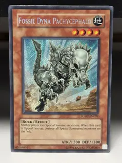 Yugioh! MP Fossil Dyna Pachycephalo - LODT-EN099 - Secret Rare - Unlimited Editi - Image 1