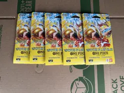 One Piece TCG OP15-EB04 Lot Of 5 Packs Case Fresh English - Image 1