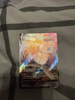 Pokemon Mew VMAX TCG Fusion Strike Holo Ultra Rare Card 114/264 NM Condition - Image 1