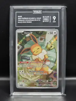 Pokemon Eevee 173/225 Black Star Promo - TAG 9 MINT **BUNDLE OF 5** (PSA/BGS) - Image 2