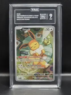 Pokemon Eevee 173/225 Black Star Promo - TAG 9 MINT **BUNDLE OF 5** (PSA/BGS) - Image 5