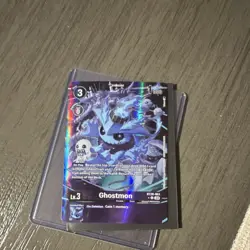Bandai Digimon Card Game Ghostmon BT20-063 Rookie Holo Digimon CCG Standard Size - Image 1