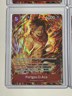 Portgas.D.Ace ST15-005 Illustration Box Vol. 5 Promo 4 Card Play Set Lot - Image 4