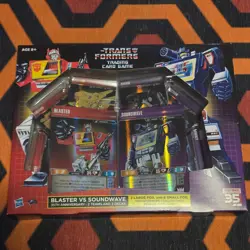 2019 Hasbro Transformers Blaster vs Soundwave 35th Trading Card Game TCG SEALED - Image 1