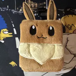 Nintendo Pokemon TCG Eevee Plush Deck Box Card Storage Case prismatic upc - Image 1