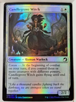 Candlegrove Witch - FOIL - Innistrad: Midnight Hunt - Magic the Gathering MTG - Image 1