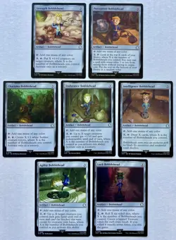 MTG Fallout Bobblehead Set: SPECIAL - All (7) Seven Bobbleheads! pack fresh edh - Image 1