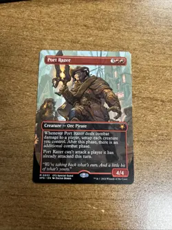 Port Razer (Borderless) Special Guests Regular NM-M Unplayed MTG SPG 0033 - Image 1