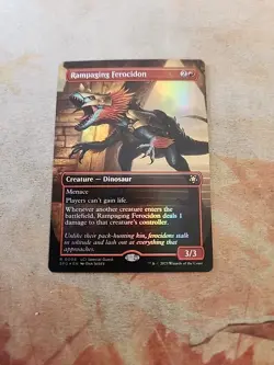 Rampaging Ferocidon Borderless Foil Special Guests MTG LP - Image 1