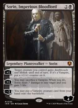 MTG Innistrad Remastered *FOIL* M Sorin, Imperious Bloodlord #0133 - Image 1