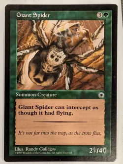 Giant Spider - Portal - Magic the Gathering MTG Nice! - Image 1