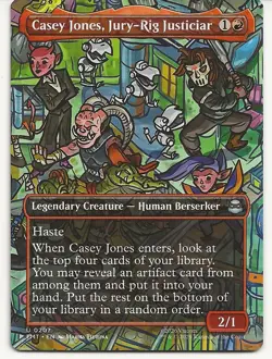 Casey Jones, Jury-Rig Justiciar (Borderless) Teenage Mutant Ninja Turtles... - Image 1