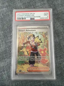 Pokemon TCG Ethan's Adventure Sir 236/182 Destined Rivals PSA 9 - Image 1