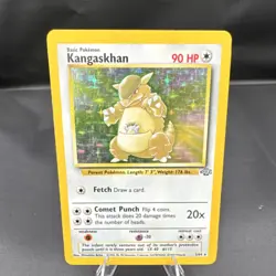 Pokemon Kangaskhan Jungle Holo Rare 5/64 90 HP 1999 Wizards TCG - Image 1