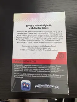 Pokemon TCG Scarlet & Violet Prismatic Evolutions Booster Bundle Box 6 Packs - Image 2