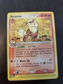 Pokemon TCG Arcanine EX Sandstorm 15/100 Regular Rare Card 2003 Near Mint Rare - Image 1