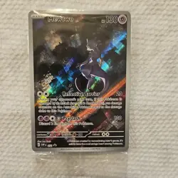 Pokemon Mewtwo 2023 Basic 052 SV Black Star Promo Holo 130 HP English - Image 1