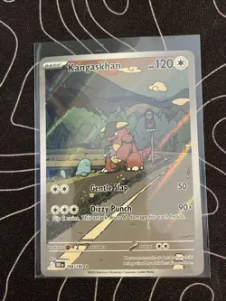 Pokemon TCG Kangaskhan Destined Rivals Illustration Rare Card 204/182 SV10 - Image 1