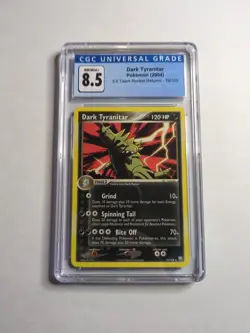 CGC 8.5 Dark Tyranitar 19/109 EX Team Rocket Returns 2004 Rare Pokemon TCG - Image 1