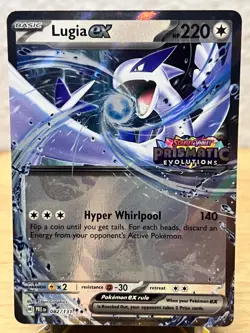Lugia ex (Prismatic Evolutions Stamped) 082/131 Holo Double Rare Pokemon NM/M - Image 1